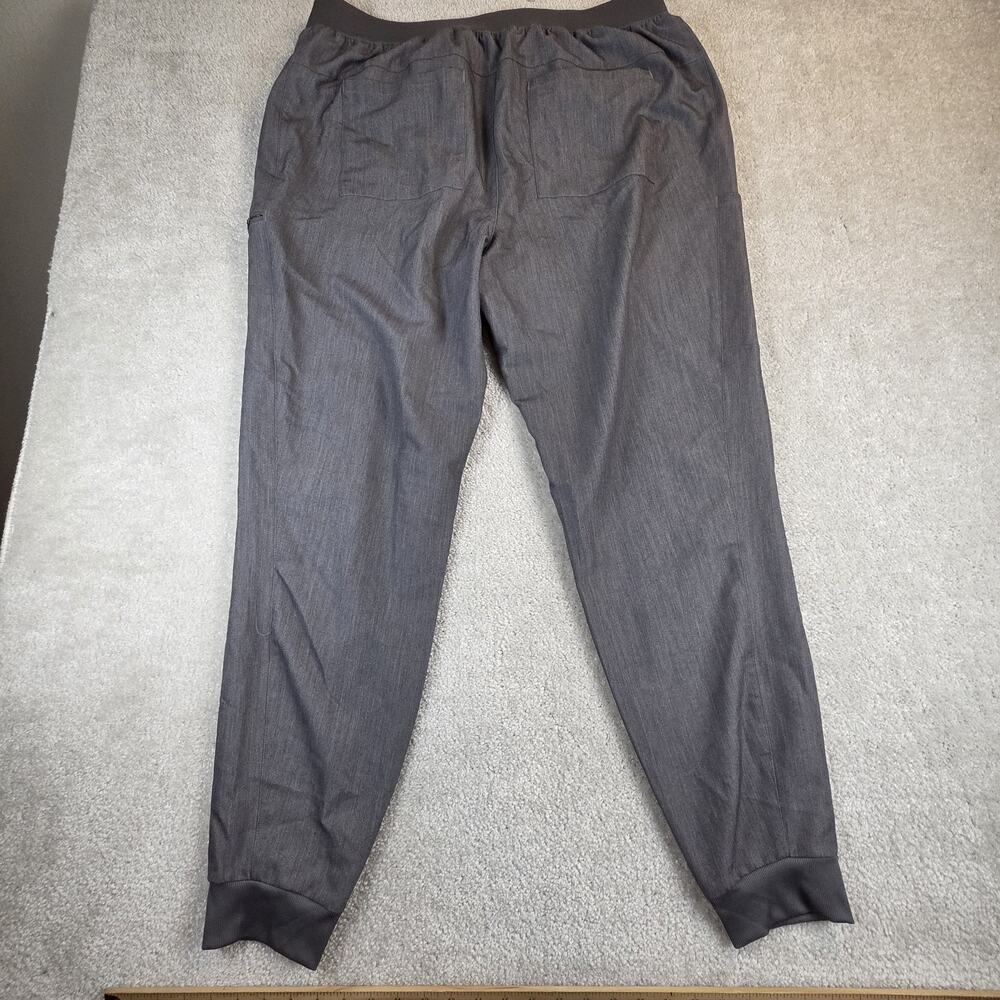 Fabletics On Call Scrub Jogger Pants Womens 2XX / 1X Tall Gray - Picture 2 of 9